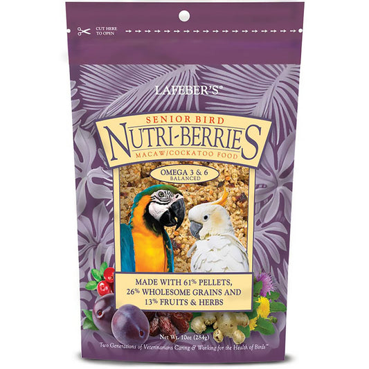 lafaber-senior-bird-nutri-berries-macaw-cockatoo-food-10-oz