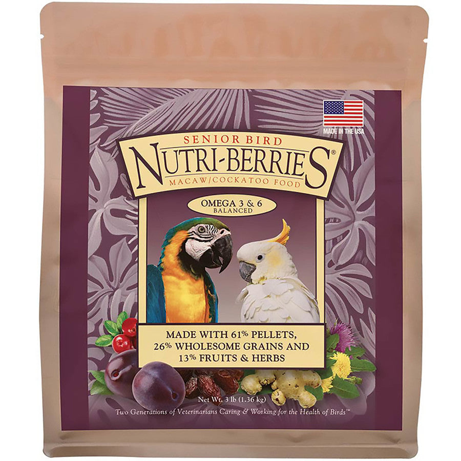 lafaber-senior-bird-nutri-berries-macaw-cockatoo-food-3-lb