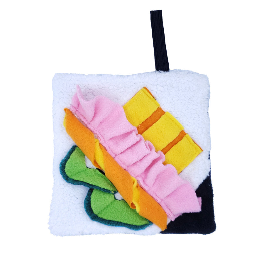 a-e-cages-nibbles-sushi-snuffle-mat-small-animal-chew-toy
