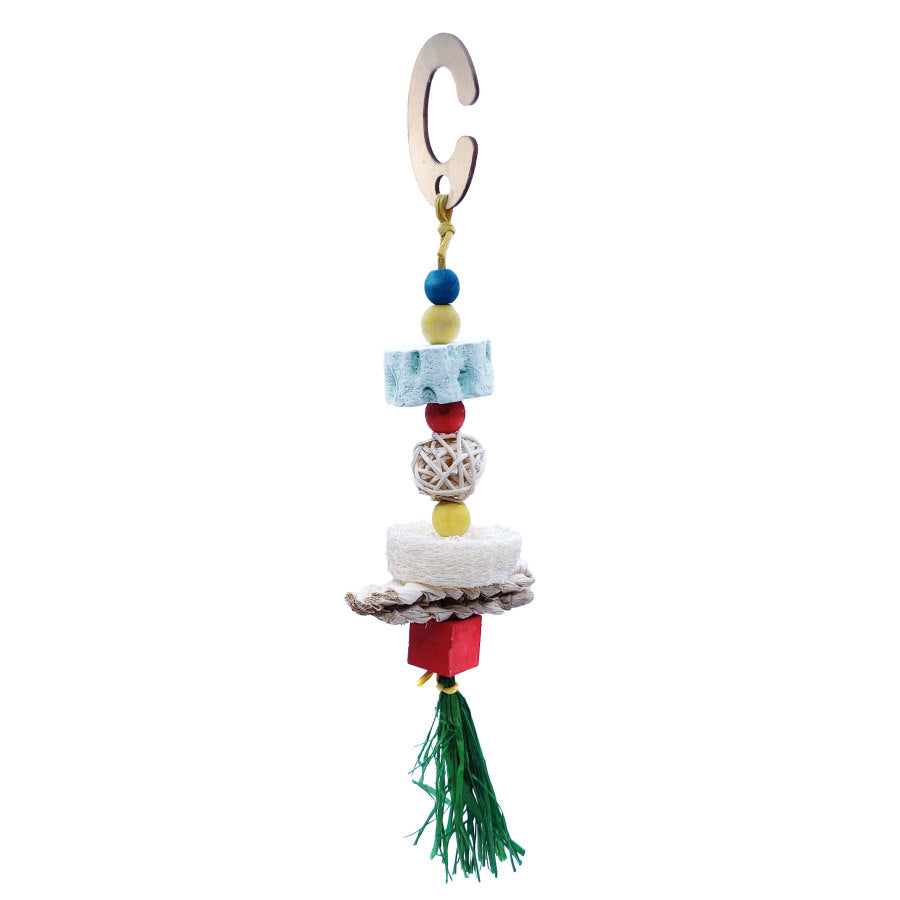 a-e-cages-nibbles-crunchy-bunch-vine-ball-wood-calcium-small-animal-chew-toy