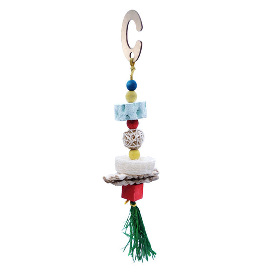 a-e-cages-nibbles-crunchy-bunch-vine-ball-wood-calcium-small-animal-chew-toy