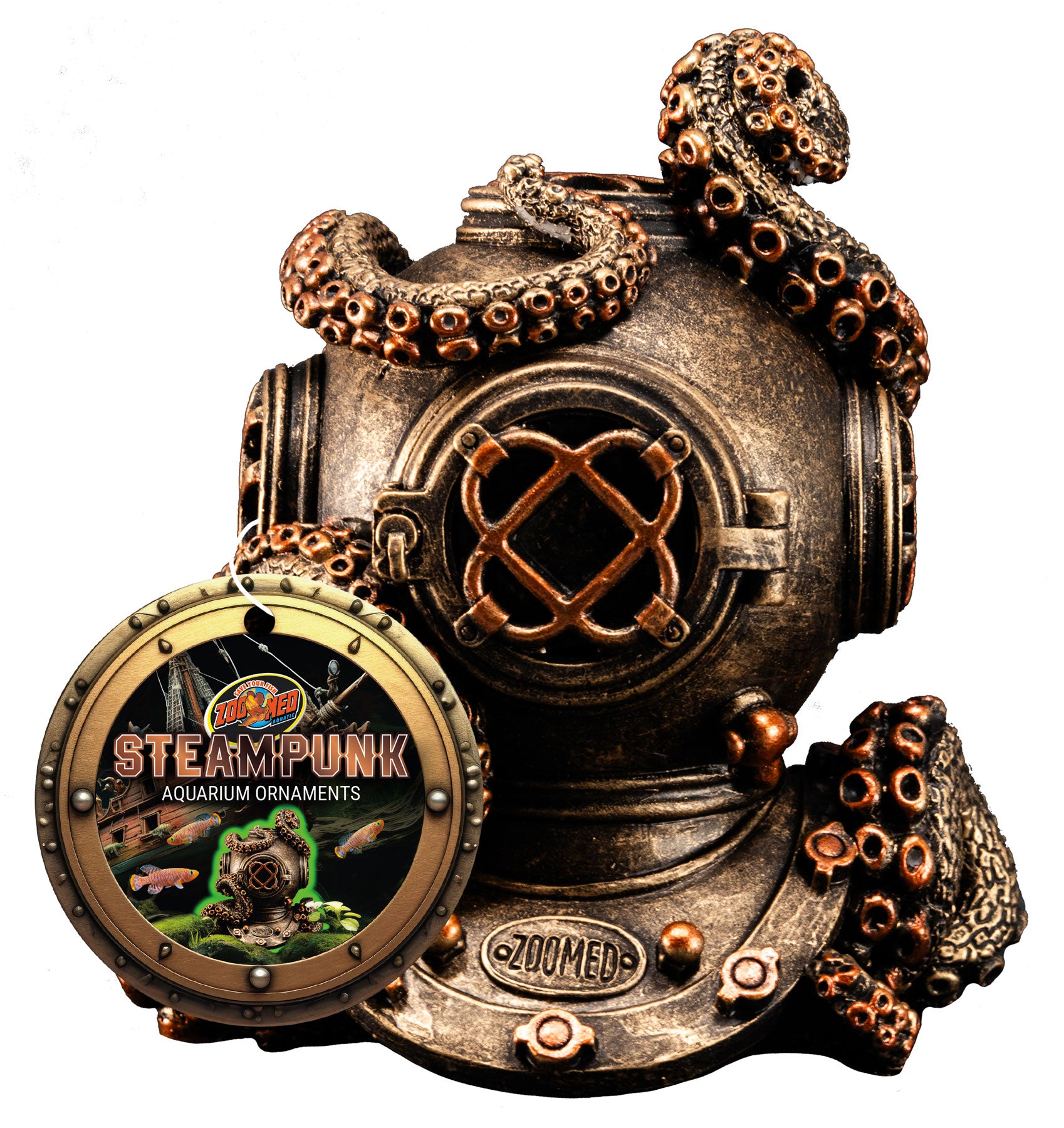 zoo-med-steampunk-octopus-diver-ornament