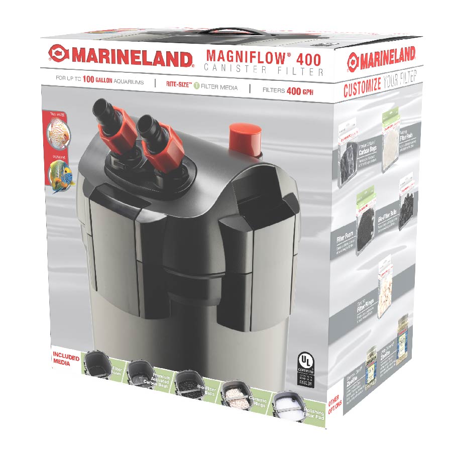 Ersatz-Filterpads Für Marineland Magniflow 360/400 Kanisterfilter – 8-tlg. Set (6 Weiße + 2 Grobe 3-in-1 Pads)