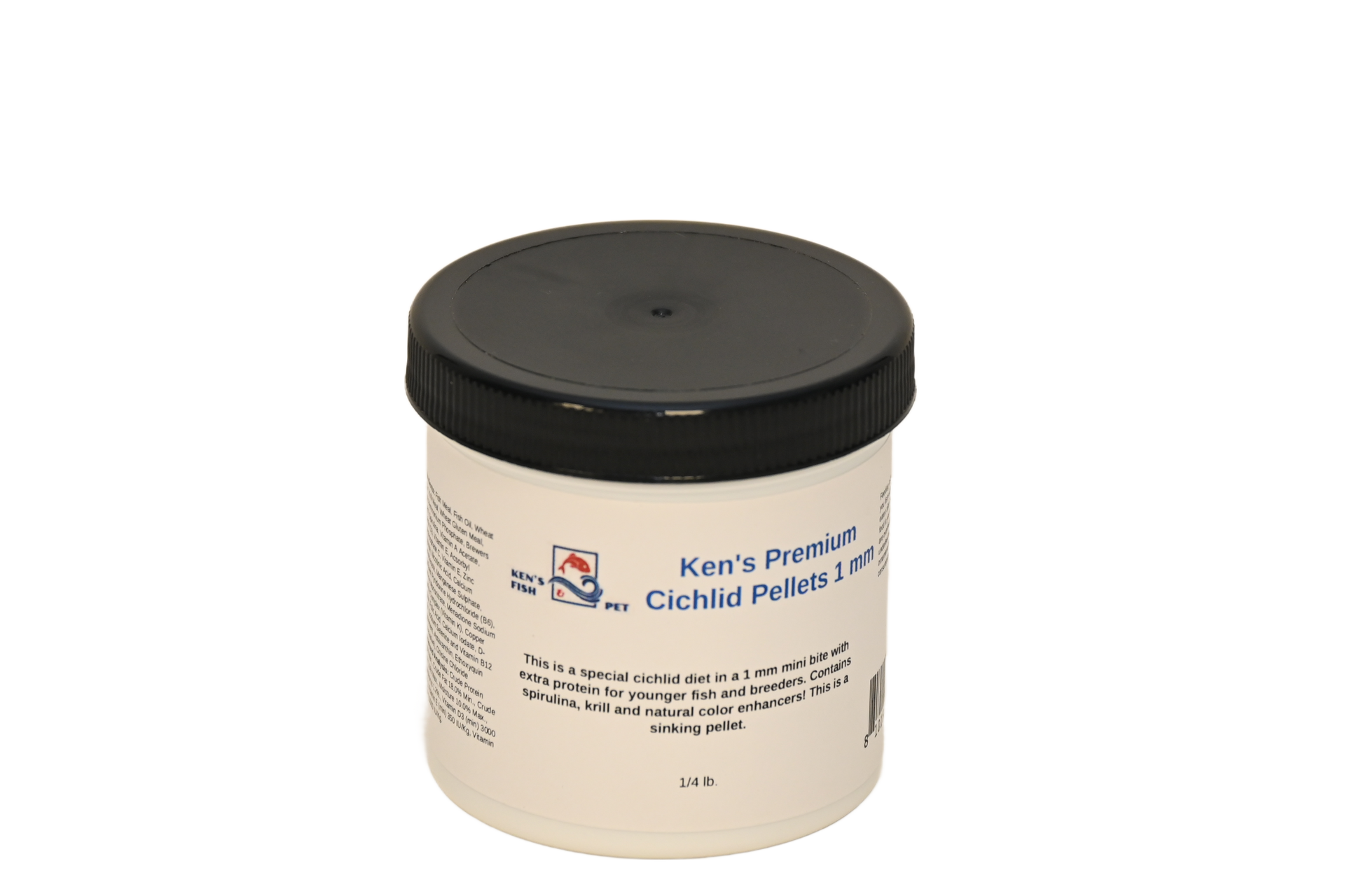 Kens Premium Cichlid Pellets 1 mm – KensFish.com