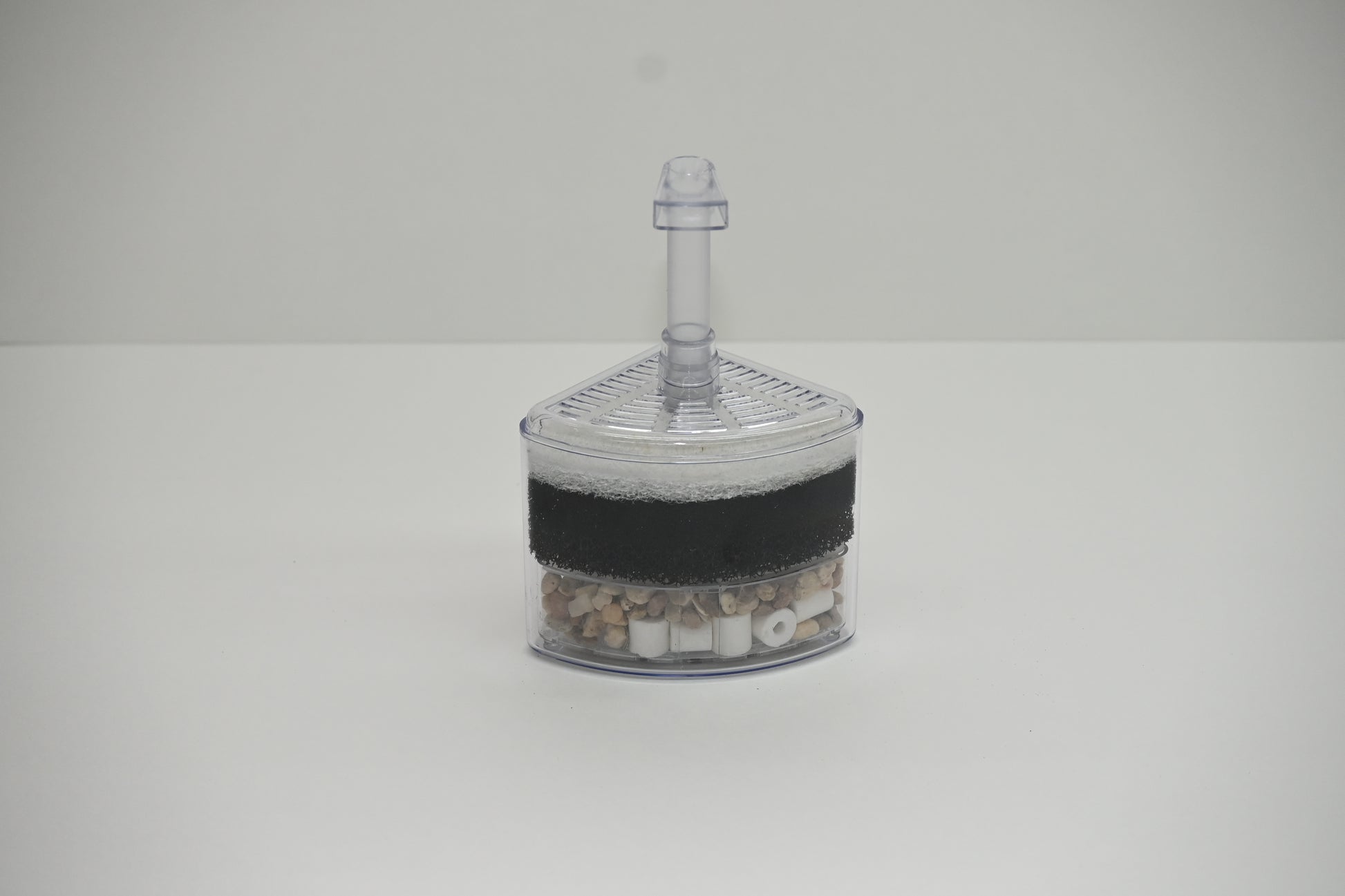 corner box filter fish tank Corner Filter with Media for Aquariums up to 20 Gallons