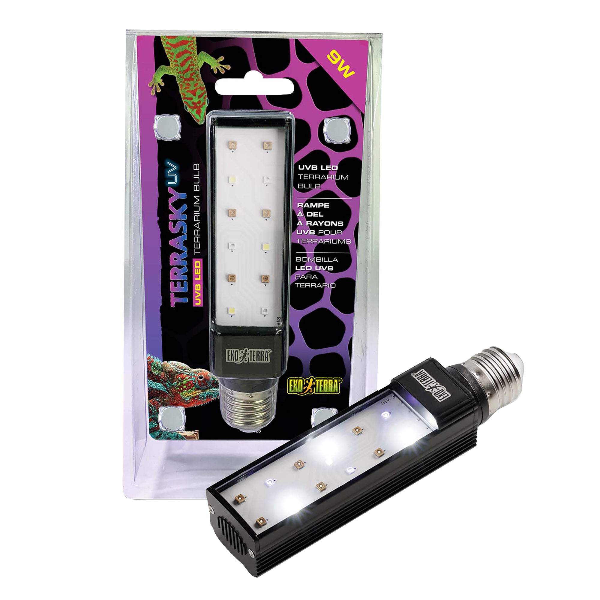 Exo Terra Terrasky LED UV Bulb 9 watt – KensFish.com