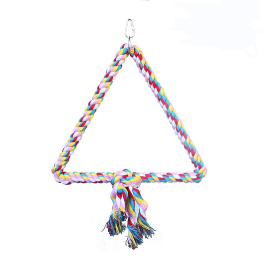 a-e-cage-triangle-cotton-rope-swing