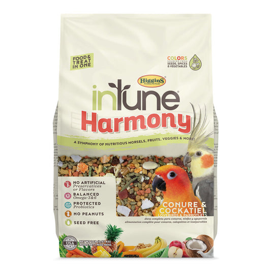 Higgins Intune Harmony Conure & Cockatiel Food 2 lb.