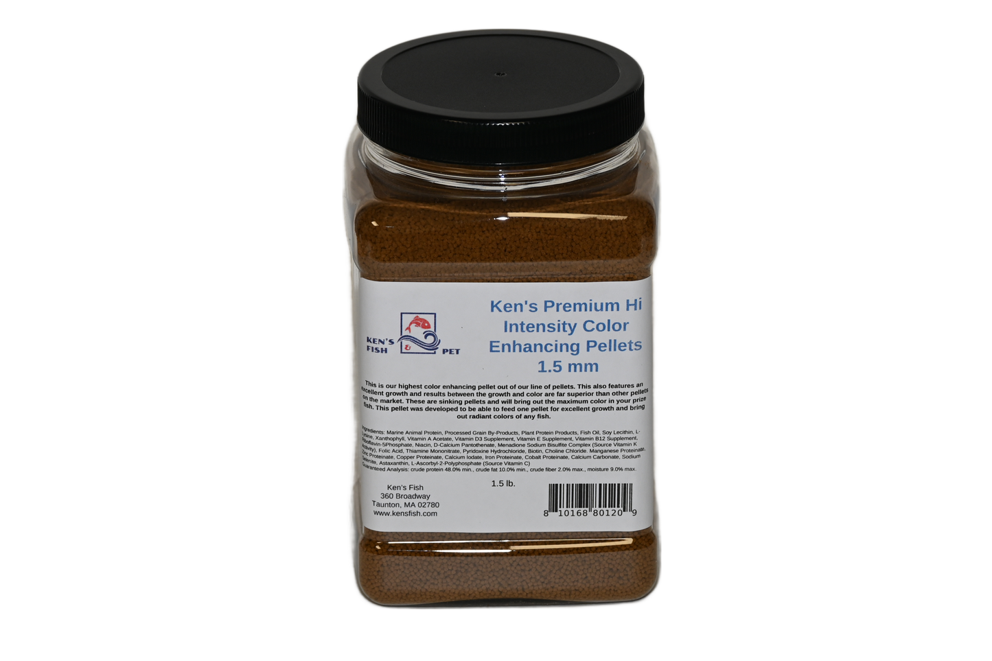 Ken's Premium Hi Intensity Color Enhancing Pellets 1.5 mm