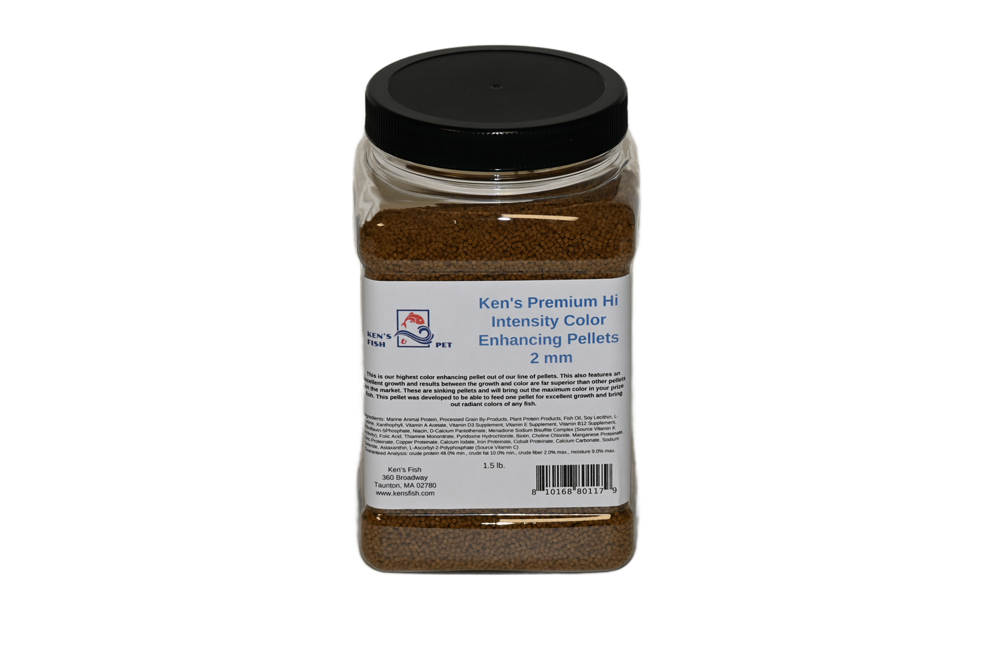 Ken's Premium Hi Intensity Color Enhancing Pellets 2 mm
