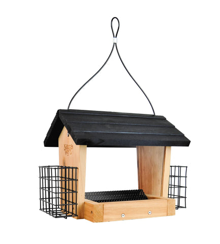 Nature's Way Hopper Feeder with 2 Suet Cages