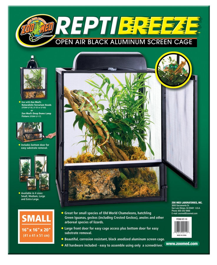 zoo-med-repticlean-open-air-aluminum-screen-cage-small