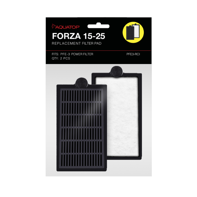 Aquatop PFE3-RCI Forza 15-25 Replacement Filter Inserts with Premium A ...