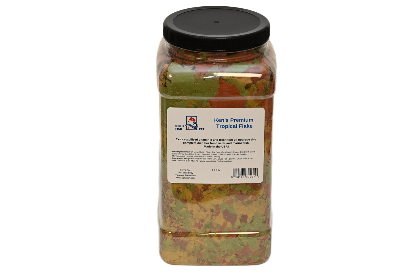 kens-tropical-fish-flake-1-25-lb-jar