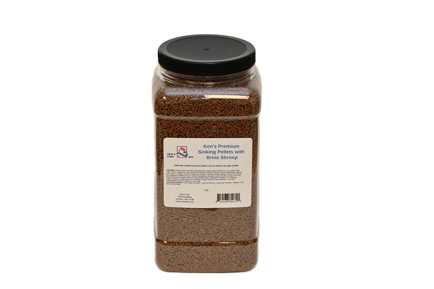 kens-premium-sinking-pellets-brine-shrimp-5-lb-jar