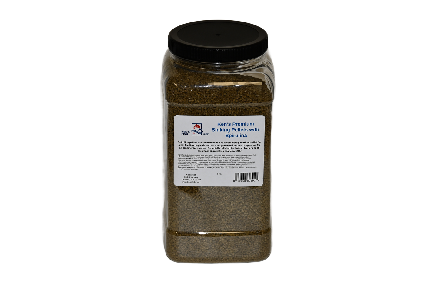kens-premium-pellets-with-spirulina-5-lb-jar