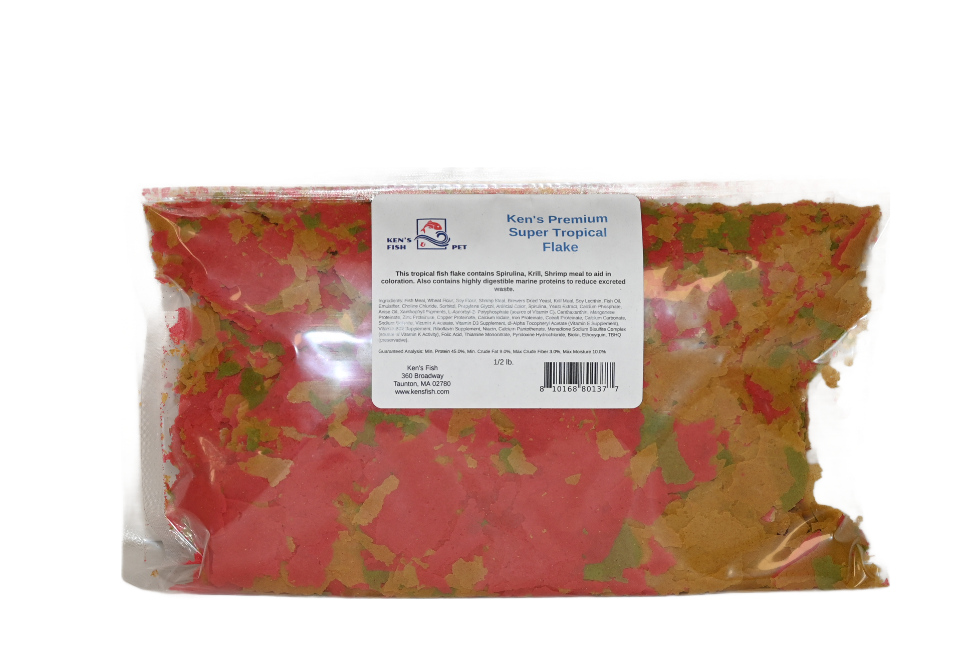 Ken's Premium Tropical Fish Flakes - 5 Lb Bulk Food For Freshwater & Marine Fish