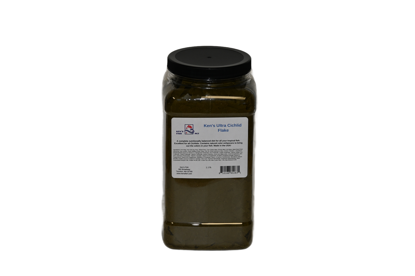 kens-fish-ultra-cichlid-flake-1.1-lb-jar
