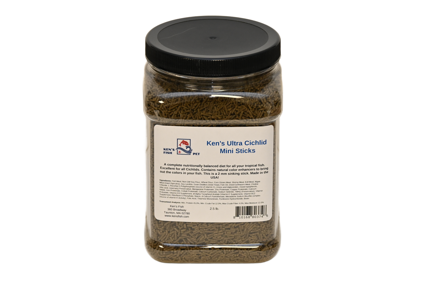 kens-ultra-cichlid-mini-sticks-2.5-lb