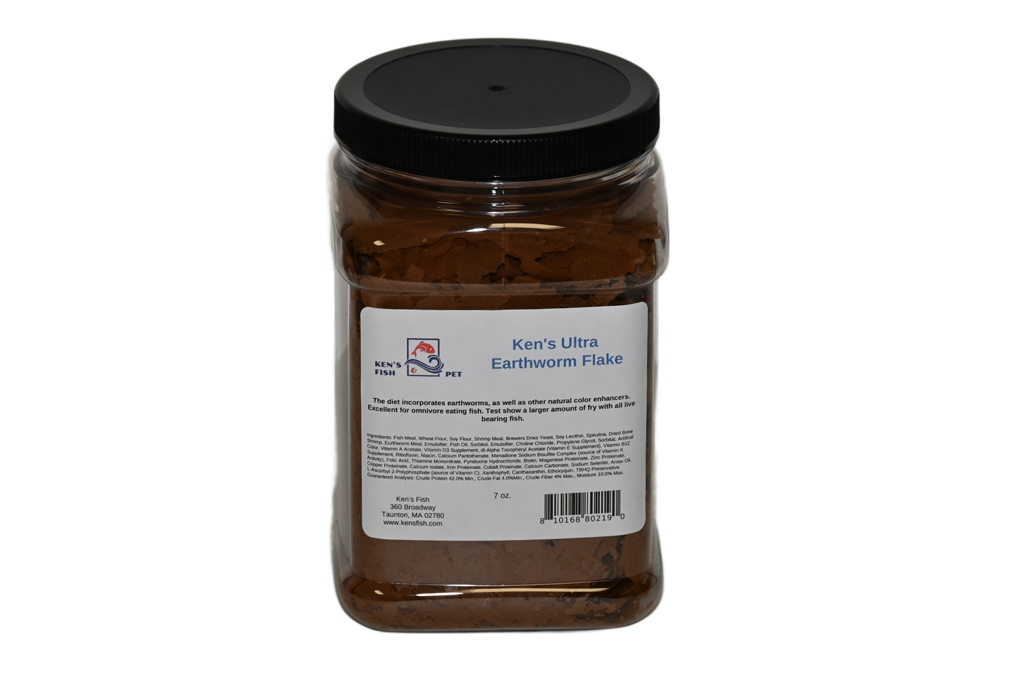 kens-ultra earthworm-flake-7-oz-jar