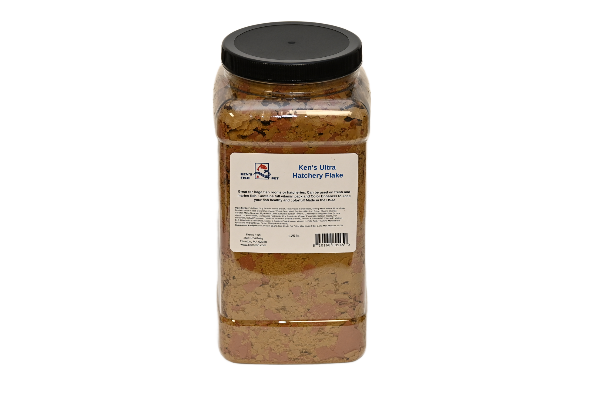 kens-ultra-hatchery-flake-1-25-lb-jar