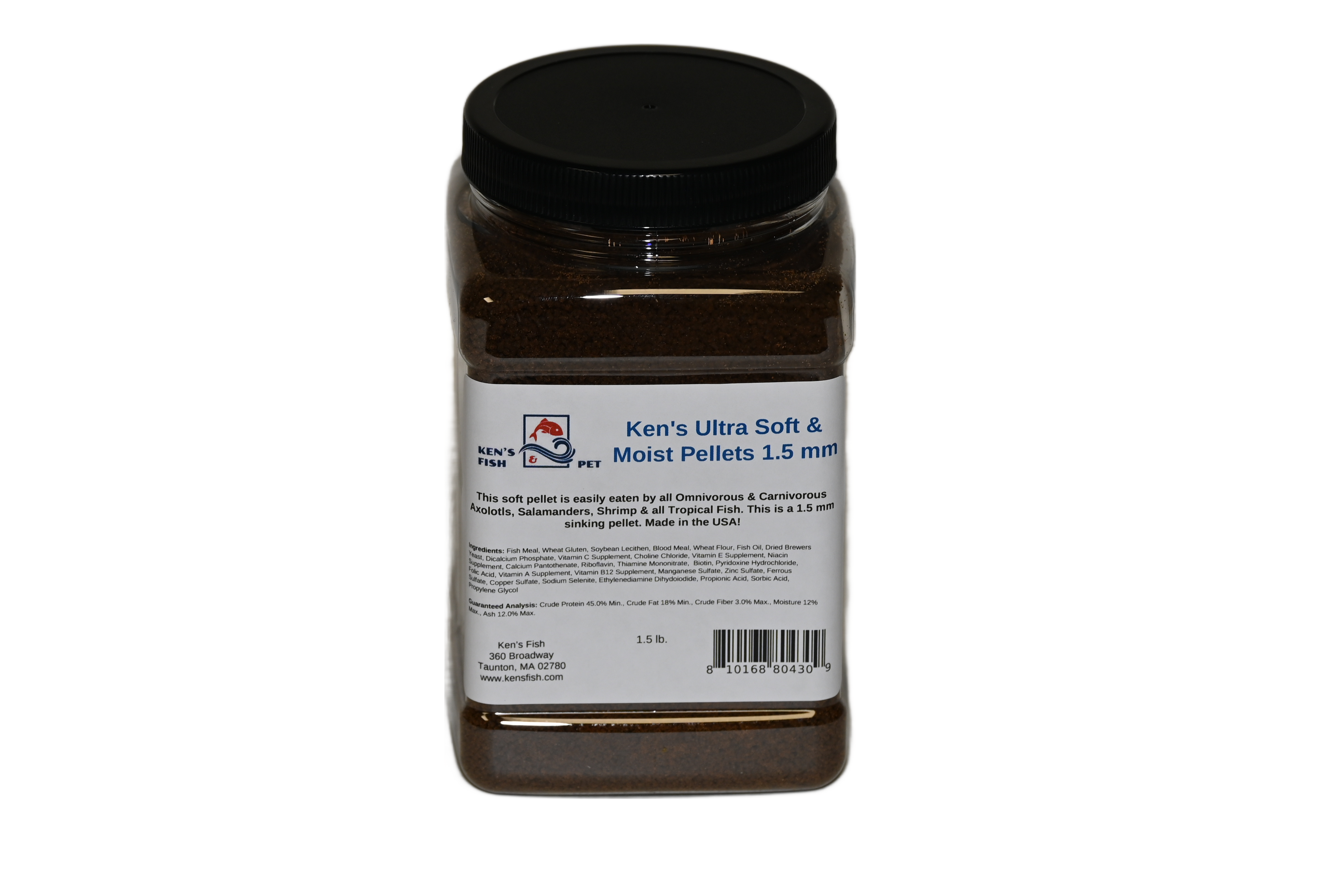 Ken's Ultra Soft & Moist Pellets 1.5 mm – KensFish.com