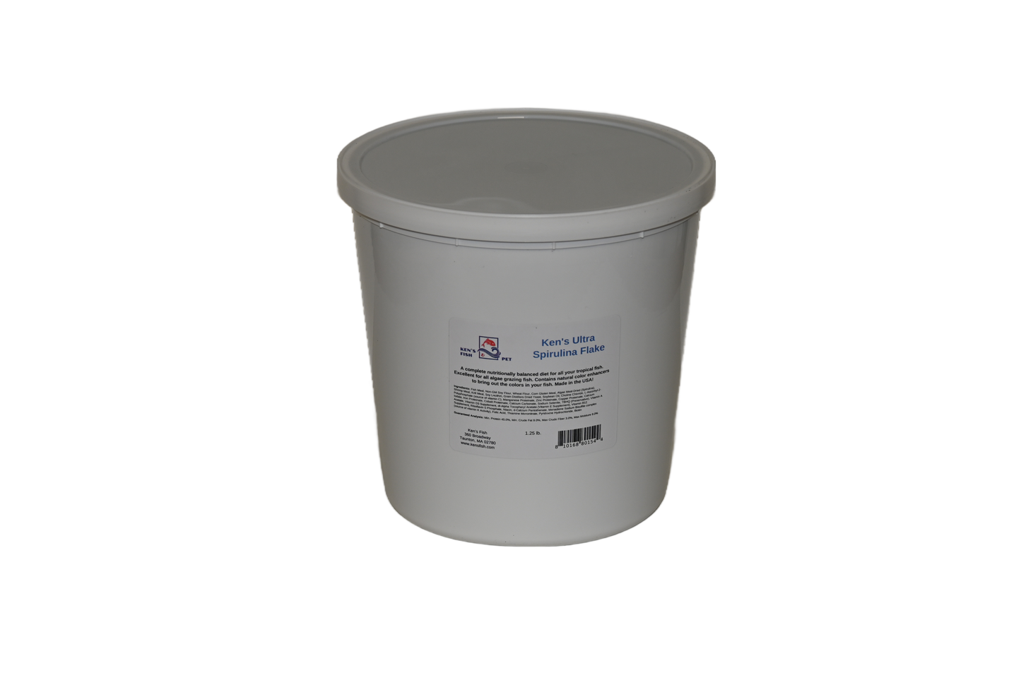 kens-ultra-spirulina-flake-1-25-lb-bucket