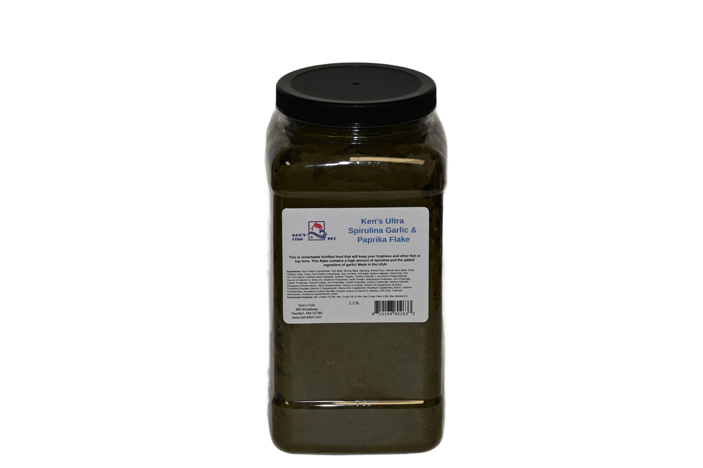 kens-ultra-spirulina-garlic-paprika-flake-1.2-lb-jar