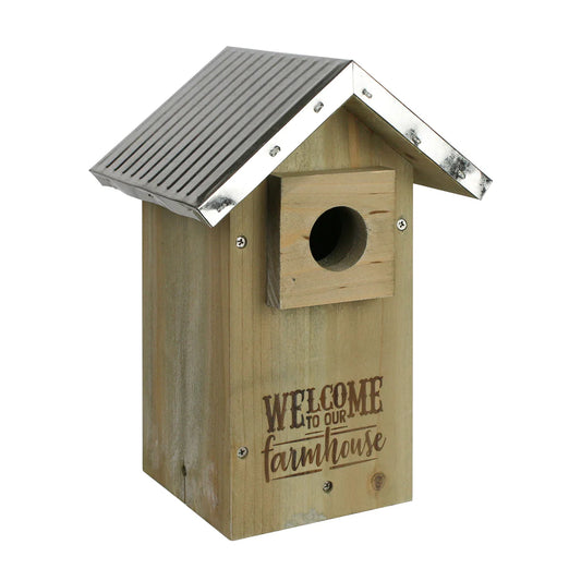 Nature's Way Galvanized Weathered Bluebird House