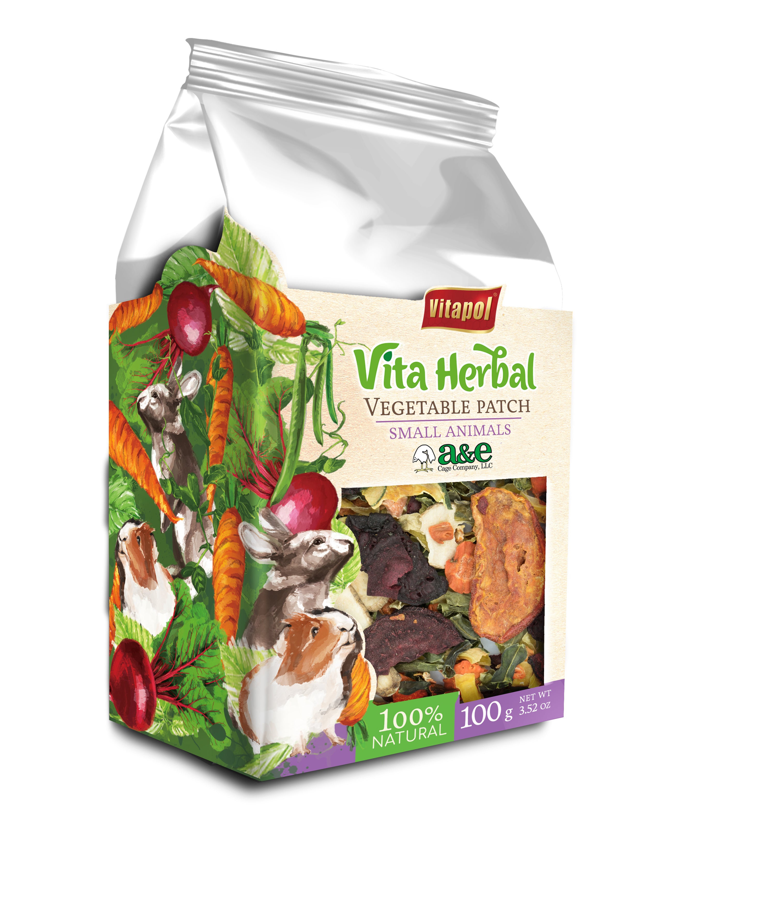 A&E Cages Vitapol Vita Herbal Vegetable Patch 3.52 oz. – KensFish.com