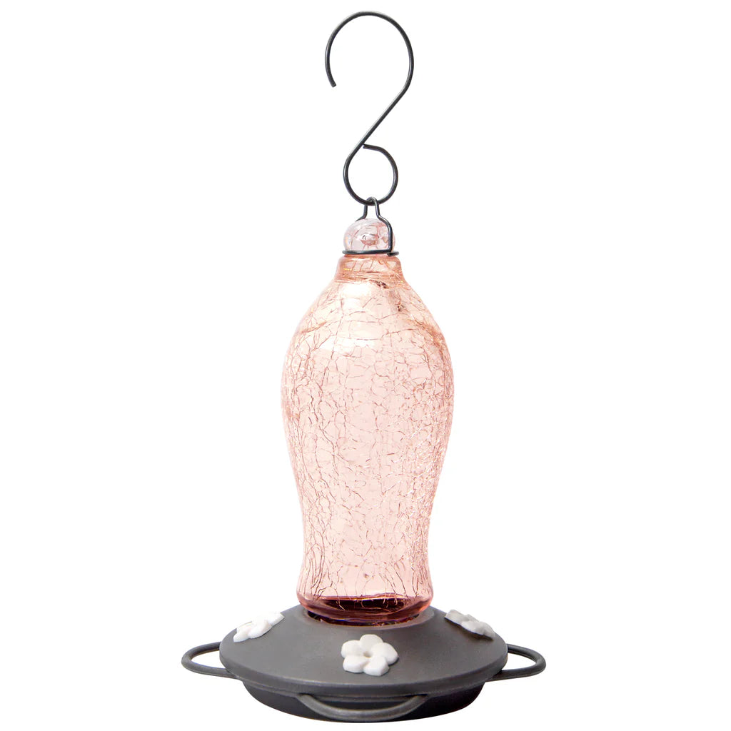 natures-way-artisian-gravity-hummingbird-feeder-blush-crackle