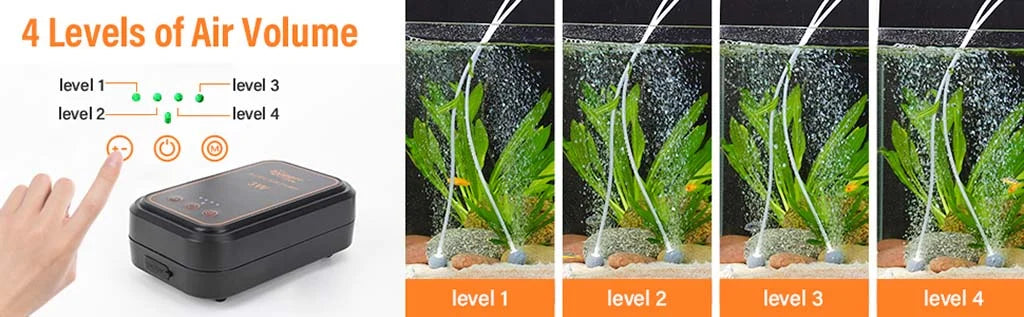 hygger-rechargeable-ac-air-pump-settings