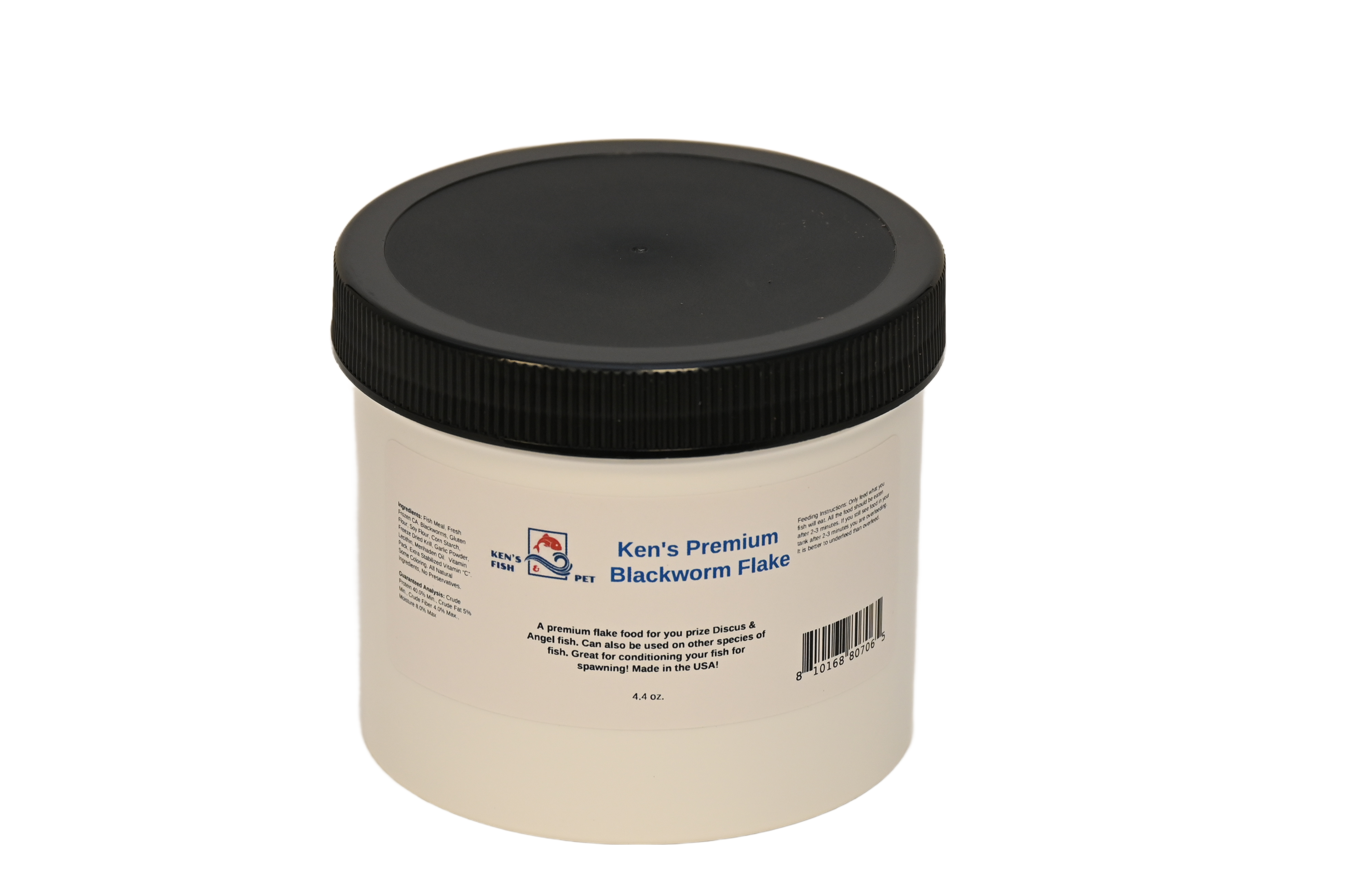 Ken's Premium Blackworm Flake – KensFish.com