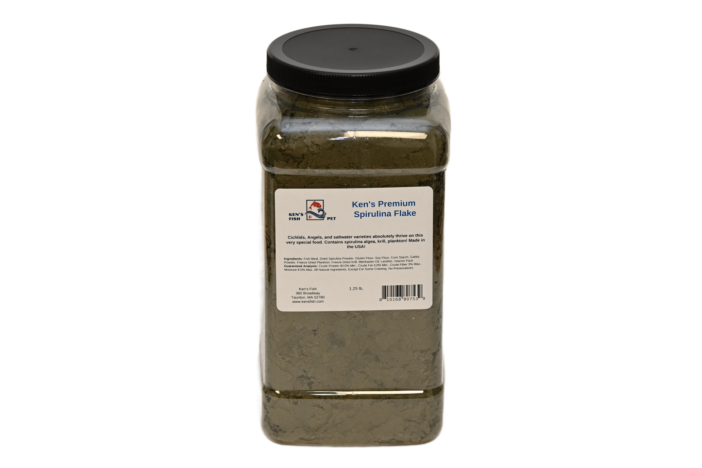 kens-premium-spirulina-flake-1-25-lb-jar