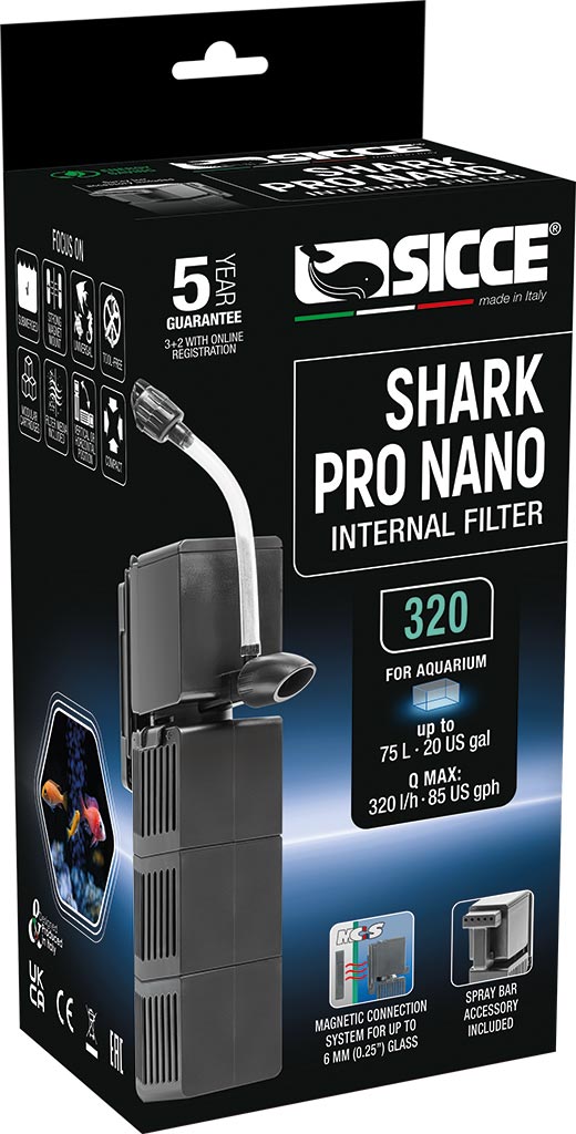 sicce-shark-pro-nano-320-internal-filter