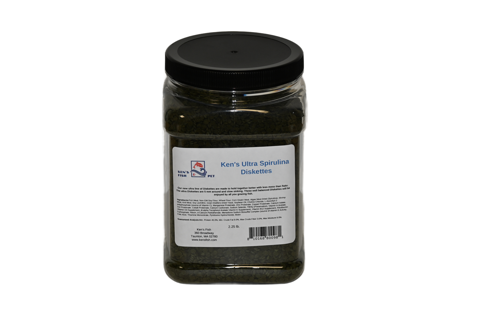 kens-ultra-spirulina-diskettes-2.25-lb-jar