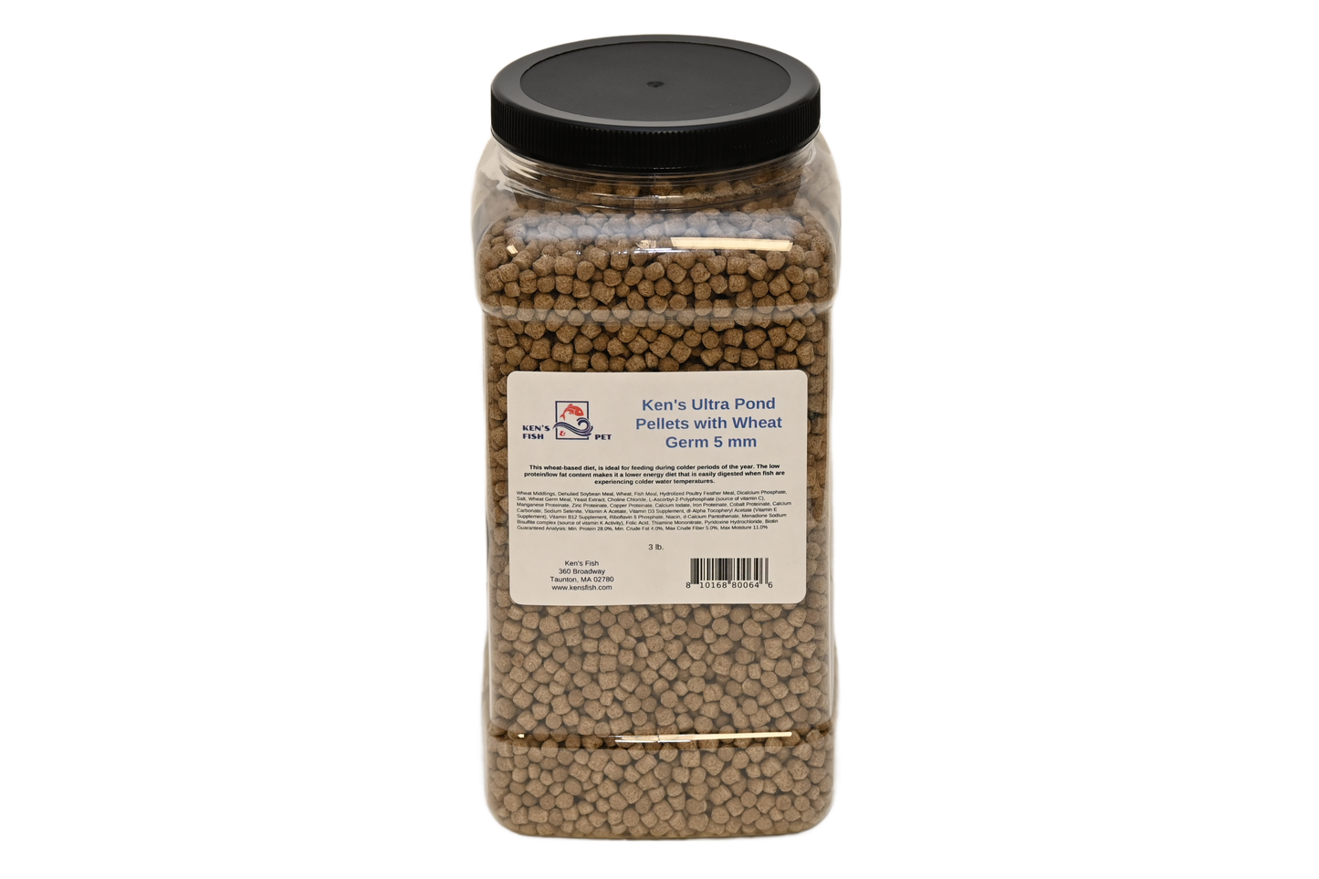 Ken's Ultra Pond Pellets with Wheat Germ 5 mm