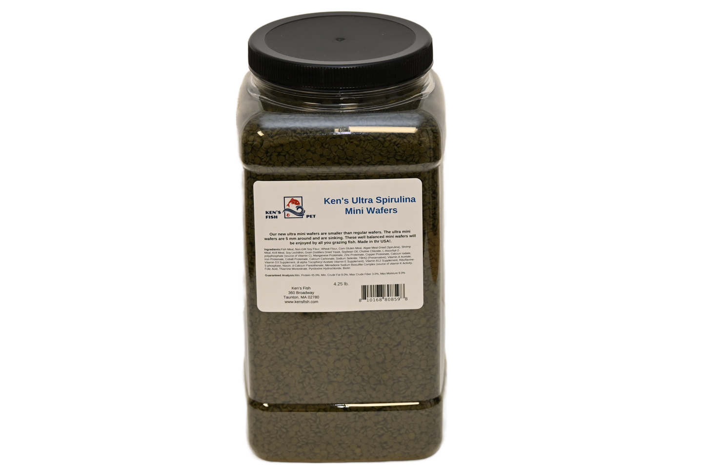 kens-ultra-spirulina-mini-wafers-4.25-lb-jar