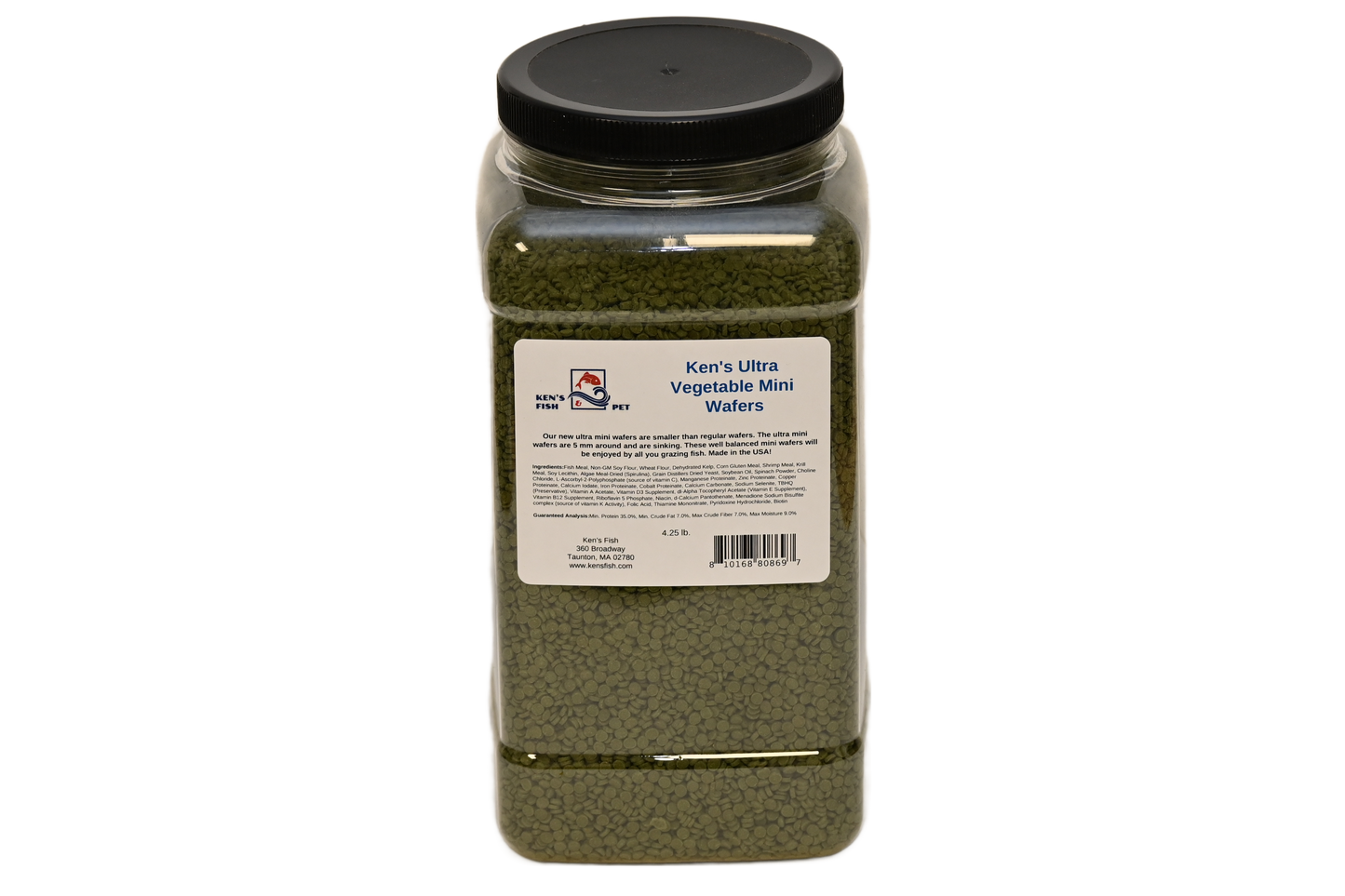 kens-ultra-vegetable-mini-wafers-4.25-lb-jar