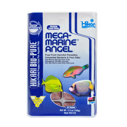 Hikari Frozen Mega-Marine Angel Cubes 3.5 oz – KensFish.com