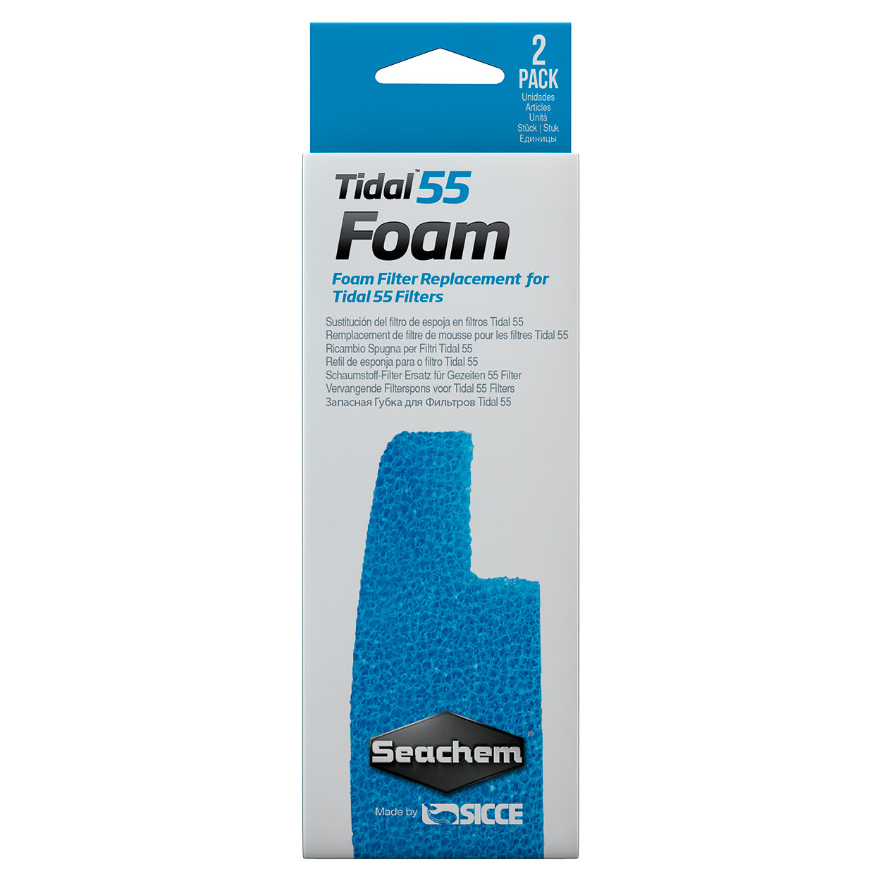 seachem-tidal-55-foam-2-pack