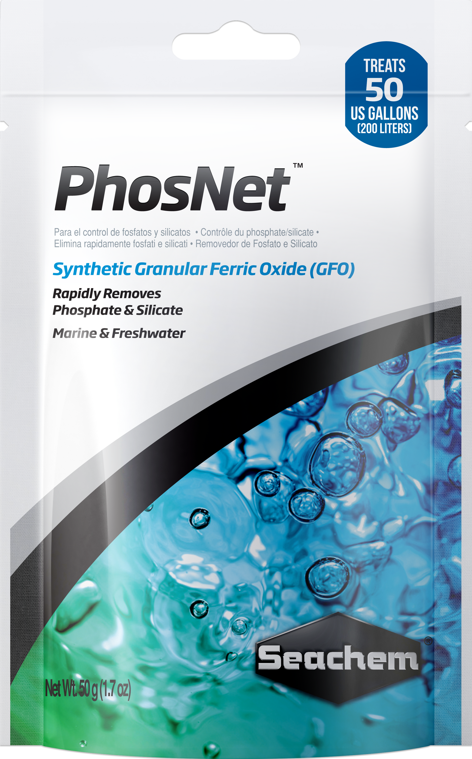 Ｓｅａｃｈｅｍ　シーケム　フォスネット　Ｐｈｏｓ　Ｎｅｔ　淡水・海水両用 Seachem PhosNet – KensFish.com