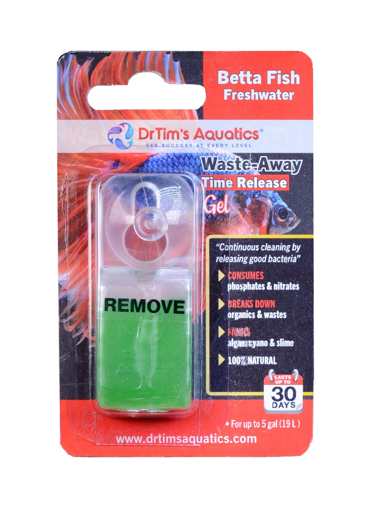 Dr. Tim's Waste-Away Time Release Gel Betta