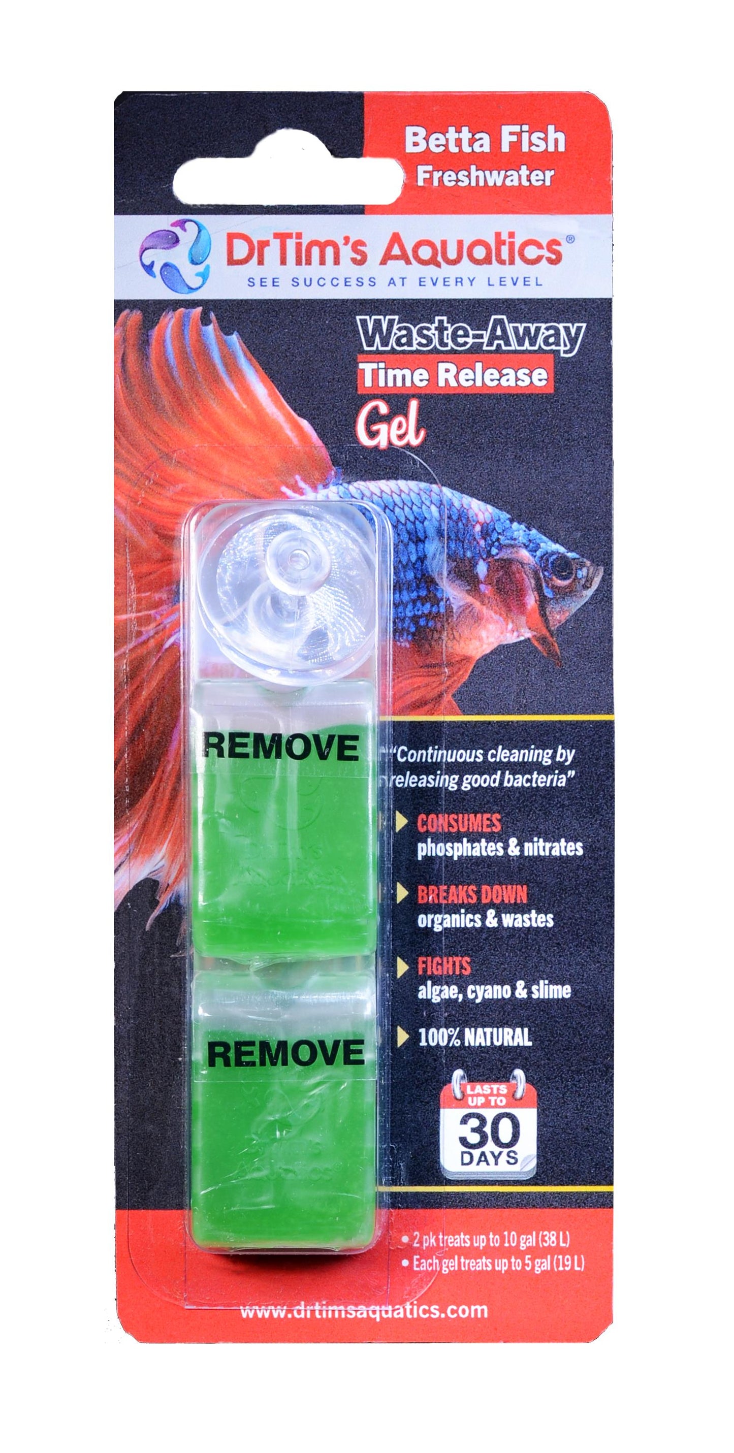 Dr. Tim's Waste-Away Time Release Gel Betta