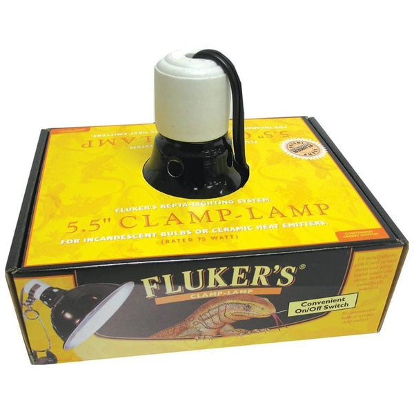 Fluker's 5.5 shop clamp lamp