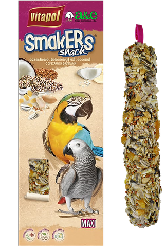 a-e-smakers-parrot-stick-treat-coconut-nut-maxi-2-pack