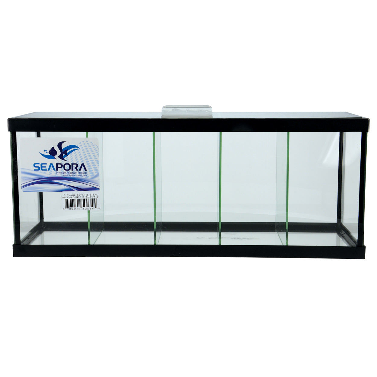 Seapora Betta Aquarium 5 Compartment 3.5 gallon