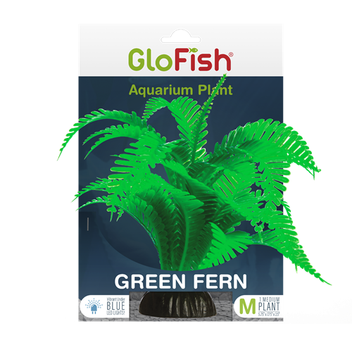 Tetra GloFish Green Fern Aquarium Plant