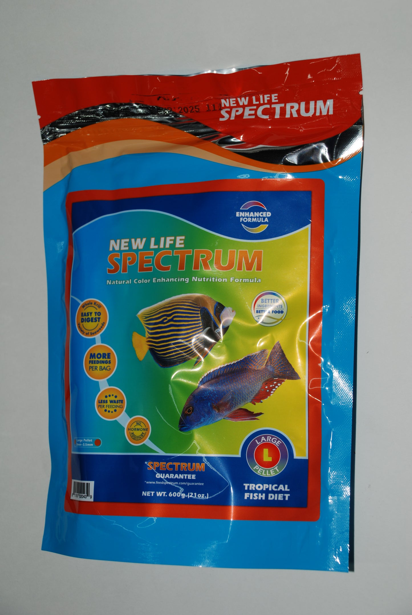 new-life-spectrum-natutox-tropical-large-pellet-600-gram-bag