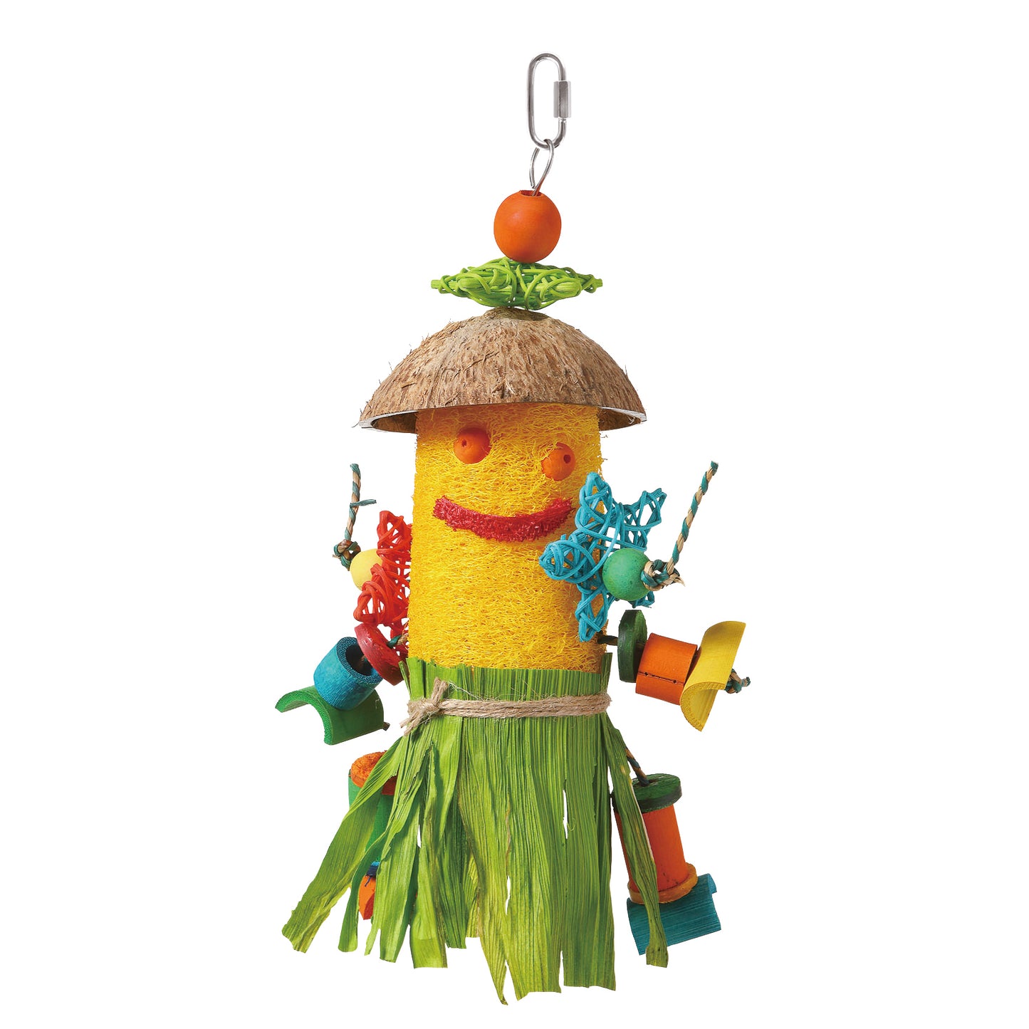 hari-smart-play-parrot-toy-loofah-man